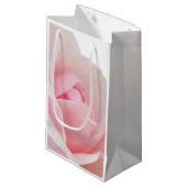 Rosa rosa kleine geschenktüte (Vorderseite Schrägansicht)