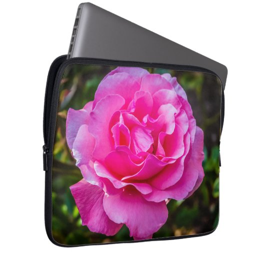 Rosa Rosa Laptopschutzhülle (Vorne Rechts)