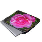 Rosa Rosa Laptopschutzhülle (Vorne Knopf)