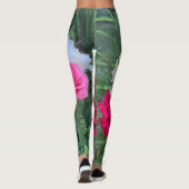 Rosa Rosa Leggings (Rückseite)