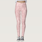 Rosa Rosa Leggings (Vorderseite)