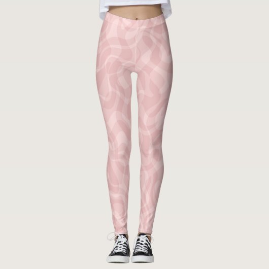 Rosa Rosa Leggings (Vorderseite)