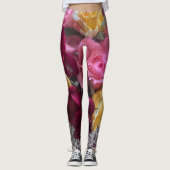 Rosa Rosa Leggings (Vorderseite)