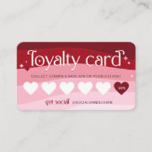 Rosa Rosa Logo Modern Arch Retro Salon Makeup Treuekarte (Vorderseite)