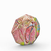 Rosa-Rosa-Löwe Fotoblock (Links)