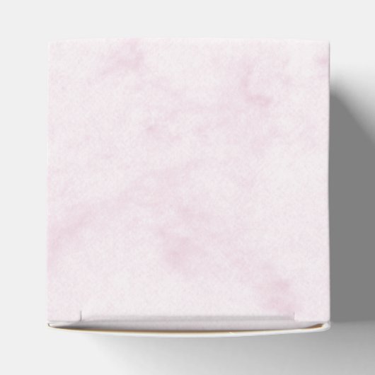 Rosa Rosa Marmorhochzeit Geschenkschachtel (Oben)