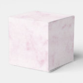 Rosa Rosa Marmorhochzeit Geschenkschachtel (Rückseite)