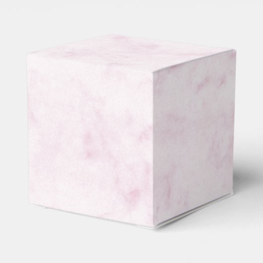 Rosa Rosa Marmorhochzeit Geschenkschachtel (Rückseite)