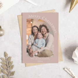 Rosa Rosa Modernes Foto Weihnachten