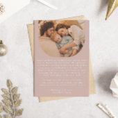 Rosa Rosa Modernes Foto Weihnachten