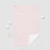 Rosa Rosa Modernes Minimalistisch Golfhandtuch (Insitu)