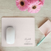 Rosa Rosa Modernes Minimalistisch Mousepad
