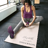Rosa Rosa Modernes Minimalistisch Yogamatte