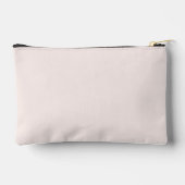 Rosa Rosa Modernes Minimalistisch Zubehörtasche (Rückseite)