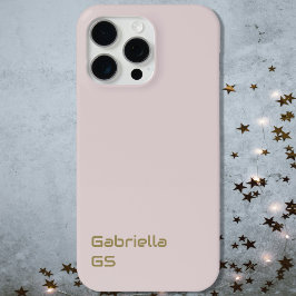 Rosa Rosa Monogramm-Monogramm-Rosa-Rosa-Farbton Case-Mate iPhone Hülle