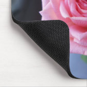 Rosa Rosa Mousepad (Ecke)