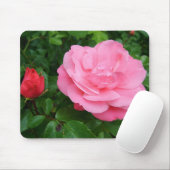 Rosa Rosa Mousepad (Mit Mouse)
