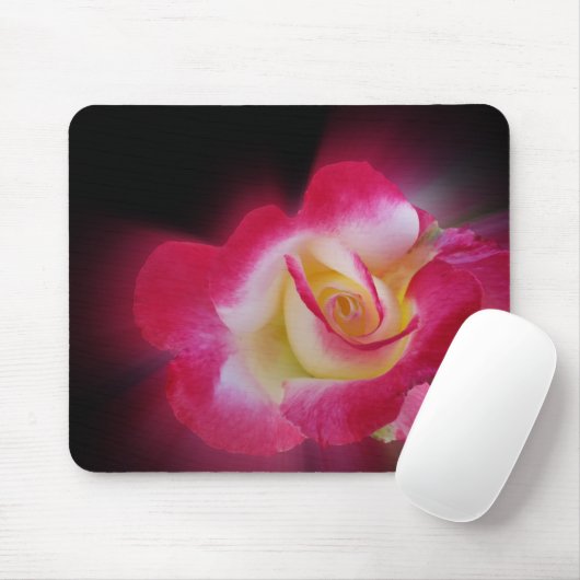 Rosa-Rosa Mousepad (Mit Mouse)