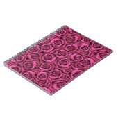 Rosa Rosa Notizblock (Linke Seite)
