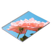 Rosa Rosa Notizblock (Linke Seite)