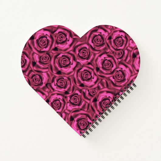 Rosa Rosa Notizblock (Rückseite)