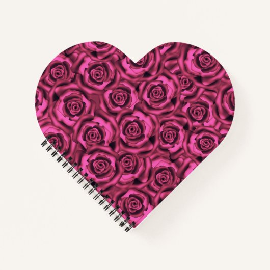 Rosa Rosa Notizblock (Vorderseite)