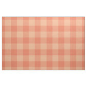 rosa rosa Orangenbüffel kariert Stoff (Fat Quarter (45,7 x 55,9 cm))