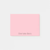 Rosa Rosa Post-it Klebezettel (Vorderseite)