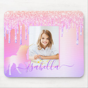 Rosa Rosa-Regenbogen-Foto Mousepad