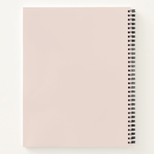 Rosa Rosa Rezept Notizblock (Rückseite)