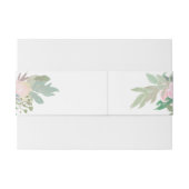 Rosa Rosa Romantik Einladungsbanderole (Rückseitenbeispiel)