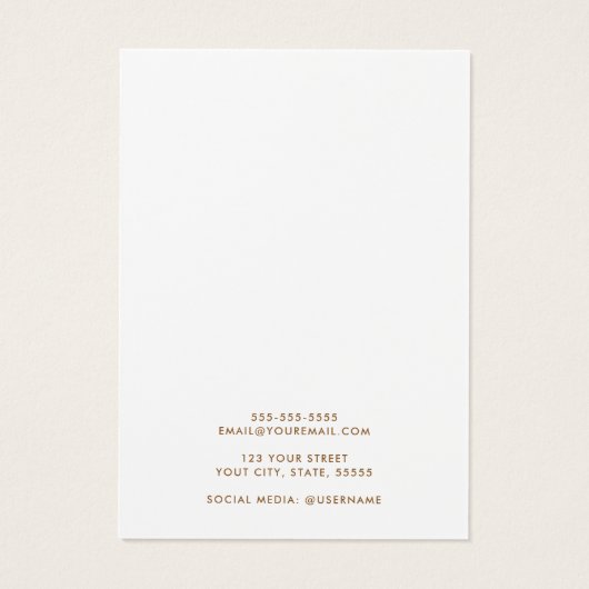 Rosa Rosa-Romantikkarten mit Ohrring (Rückseite)