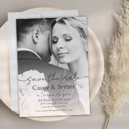 Rosa Rosa Romantischer Chic Volles Foto Save the D