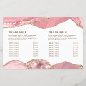 Rosa Rosa-Rosa-Agulationsbroschüre (Rückseite)