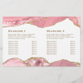 Rosa Rosa-Rosa-Agulationsbroschüre (Rückseite)