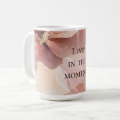 Rosa Rosa Rosa Bloral Kaffeetasse (Vorderseite Links)