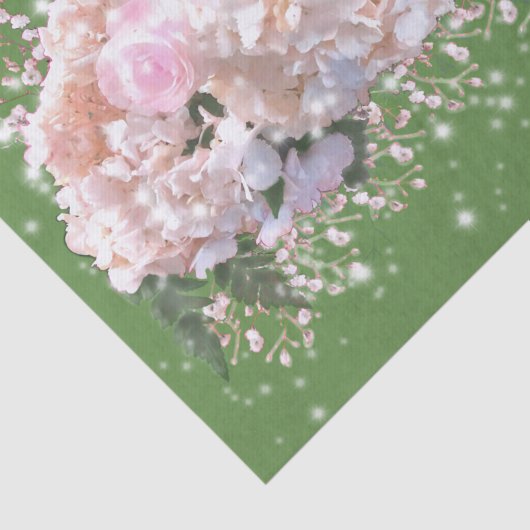 Rosa, rosa, rosa Blume Seidenpapier (Ausschnitt)