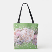 Rosa, rosa, rosa Blume Tasche (Rückseite)