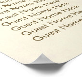 Rosa Rosa Rosa Blütenblattübersicht Poster (Ecke)