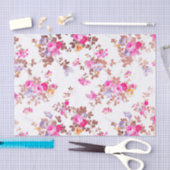 Rosa Rosa Rosa Country Chic Vintag Seidenpapier (Handwerk)