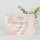 Rosa Rosa Rosa einfache, elegante Hochzeitsdetails (Stehend Vorderseite)