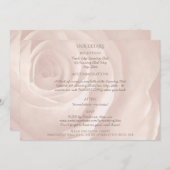 Rosa Rosa Rosa einfache, elegante Hochzeitsdetails (Vorne/Hinten)