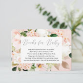 Rosa-Rosa-Rosa-Frühlingsbücher für Baby Begleitkarte (Stehend Vorderseite)