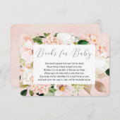 Rosa-Rosa-Rosa-Frühlingsbücher für Baby Begleitkarte (Vorne/Hinten)