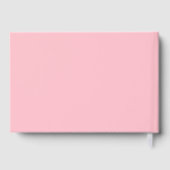 Rosa Rosa Rosa Goldmedaille Mr. Hochzeit Gästebuch (Rückseite)