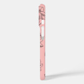 Rosa Rosa Rosa Lotus Art Case-Mate iPhone Hülle (Rückseite / Links)