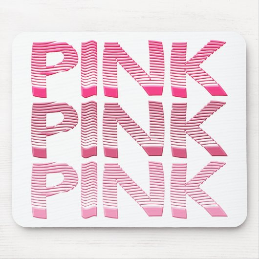 ROSA ROSA ROSA Mäusematte Mousepad (Vorne)