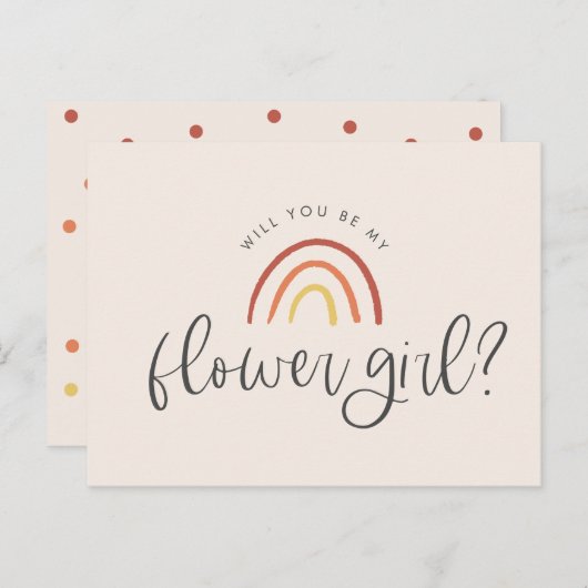 Rosa Rosa Rosa Rosa Regenbogenblume Vorschlag für Einladungspostkarte (Vorne/Hinten)