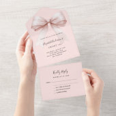 Rosa Rosa Rosa Sweet 16 uAwg All In One Einladung (Abreißen)