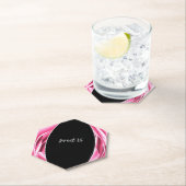 Rosa rosa rosa Untersetzer (Vor Ort)